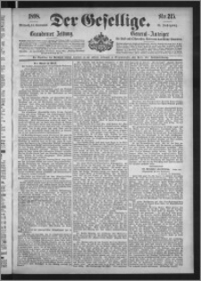 Der Gesellige : Graudenzer Zeitung 1898.09.14, Jg. 73, No. 215