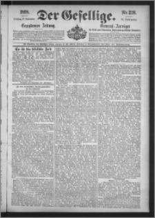 Der Gesellige : Graudenzer Zeitung 1898.09.27, Jg. 73, No. 226