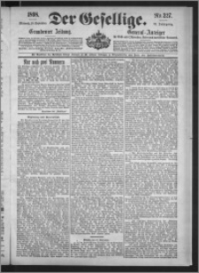 Der Gesellige : Graudenzer Zeitung 1898.09.28, Jg. 73, No. 227