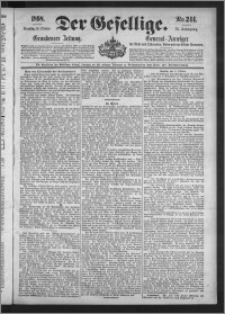 Der Gesellige : Graudenzer Zeitung 1898.10.18, Jg. 73, No. 244