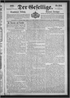 Der Gesellige : Graudenzer Zeitung 1898.11.10, Jg. 73, No. 264