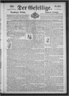 Der Gesellige : Graudenzer Zeitung 1898.12.16, Jg. 73, No. 294