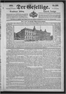 Der Gesellige : Graudenzer Zeitung 1898.12.22, Jg. 73, No. 299