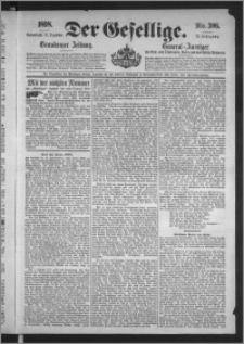 Der Gesellige : Graudenzer Zeitung 1898.12.31, Jg. 73, No. 306