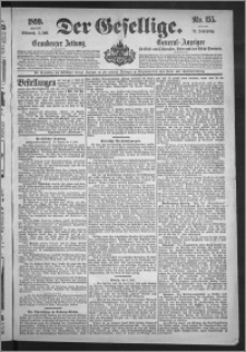 Der Gesellige : Graudenzer Zeitung 1899.07.05, Jg. 73, No. 155