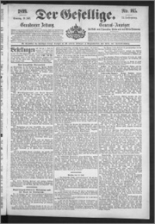 Der Gesellige : Graudenzer Zeitung 1899.07.16, Jg. 74, No. 165