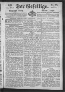 Der Gesellige : Graudenzer Zeitung 1899.08.29, Jg. 74, No. 202
