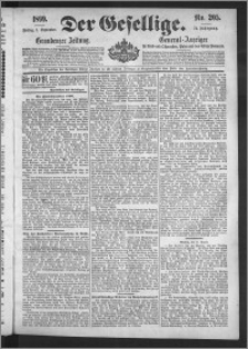 Der Gesellige : Graudenzer Zeitung 1899.09.01, Jg. 74, No. 205