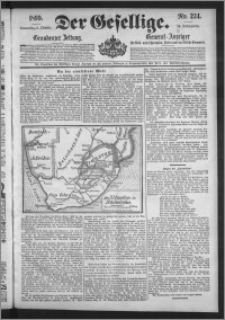 Der Gesellige : Graudenzer Zeitung 1899.10.05, Jg. 74, No. 234