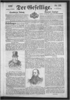 Der Gesellige : Graudenzer Zeitung 1899.10.08, Jg. 74, No. 237