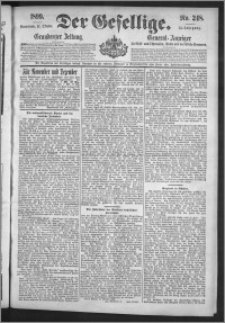 Der Gesellige : Graudenzer Zeitung 1899.10.21, Jg. 74, No. 248