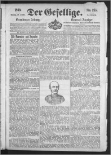 Der Gesellige : Graudenzer Zeitung 1899.10.29, Jg. 74, No. 255