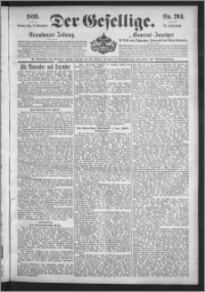 Der Gesellige : Graudenzer Zeitung 1899.11.09, Jg. 74, No. 264