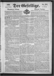Der Gesellige : Graudenzer Zeitung 1899.12.01, Jg. 74, No. 282