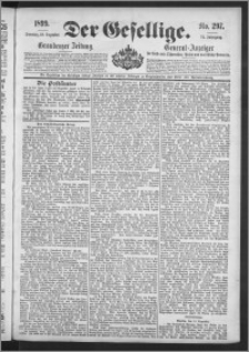 Der Gesellige : Graudenzer Zeitung 1899.12.19, Jg. 74, No. 297