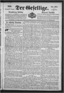 Der Gesellige : Graudenzer Zeitung 1899.12.20, Jg. 74, No. 298
