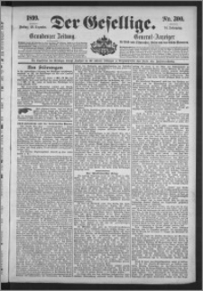 Der Gesellige : Graudenzer Zeitung 1899.12.22, Jg. 74, No. 300