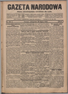 Gazeta Narodowa : pismo chrzescijańsko-narodowe dla Ludu 1925.07.23, R. 3, nr 62