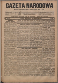 Gazeta Narodowa : pismo chrzescijańsko-narodowe dla Ludu 1925.08.06, R. 3, nr 68