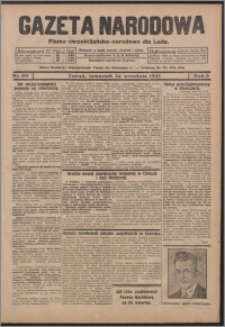 Gazeta Narodowa : pismo chrzescijańsko-narodowe dla Ludu 1925.09.24, R. 3, nr 89