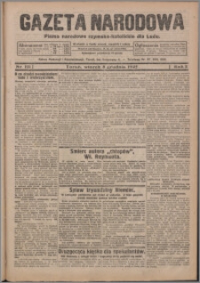 Gazeta Narodowa : pismo chrzescijańsko-narodowe dla Ludu 1925.12.08, R. 3, nr 121