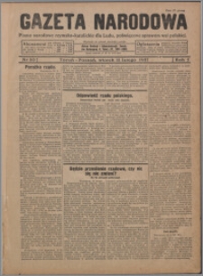 Gazeta Narodowa : pismo narodowe rzymsko-katolickie dla Ludu, poświęcone sprawom wsi polskiej 1927.02.15, R. 5, nr 20