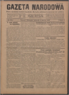 Gazeta Narodowa : pismo narodowe rzymsko-katolickie dla Ludu, poświęcone sprawom wsi polskiej 1927.03.08, R. 5, nr 29