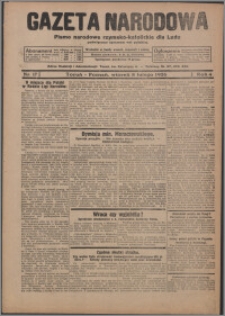 Gazeta Narodowa : pismo narodowe rzymsko-katolickie dla Ludu, poświęcone sprawom wsi polskiej 1926.02.08, R. 4, nr 17