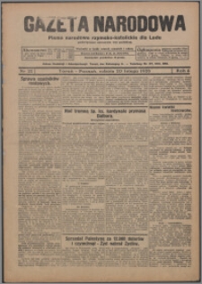 Gazeta Narodowa : pismo narodowe rzymsko-katolickie dla Ludu, poświęcone sprawom wsi polskiej 1926.02.20, R. 4, nr 22 + dod. nr 8