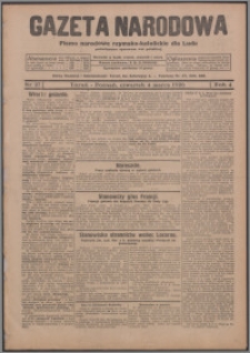 Gazeta Narodowa : pismo narodowe rzymsko-katolickie dla Ludu, poświęcone sprawom wsi polskiej 1926.03.04, R. 4, nr 27