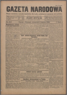 Gazeta Narodowa : pismo narodowe rzymsko-katolickie dla Ludu, poświęcone sprawom wsi polskiej 1926.03.11, R. 4, nr 30