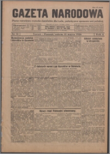 Gazeta Narodowa : pismo narodowe rzymsko-katolickie dla Ludu, poświęcone sprawom wsi polskiej 1926.03.13, R. 4, nr 31 + dod. nr 11