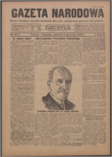 Gazeta Narodowa : pismo narodowe rzymsko-katolickie dla Ludu, poświęcone sprawom wsi polskiej 1926.06.08, R. 4, nr 67