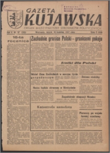 Gazeta Kujawska : organ międzypartyjnych stronnictw politycznych 1947.04.15, R. 2, nr 87 (386)