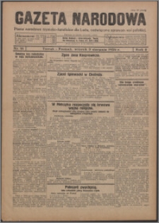 Gazeta Narodowa : pismo narodowe rzymsko-katolickie dla Ludu, poświęcone sprawom wsi polskiej 1926.08.03, R. 4, nr 91