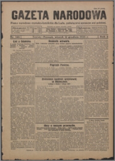 Gazeta Narodowa : pismo narodowe rzymsko-katolickie dla Ludu, poświęcone sprawom wsi polskiej 1926.12.14, R. 4, nr 146
