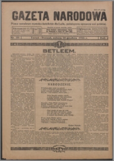 Gazeta Narodowa : pismo narodowe rzymsko-katolickie dla Ludu, poświęcone sprawom wsi polskiej 1926.12.25, R. 4, nr 151