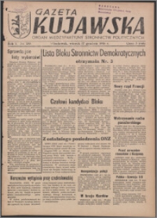 Gazeta Kujawska : organ międzypartyjnych stronnictw politycznych 1946.12.17, R. 1, nr 288