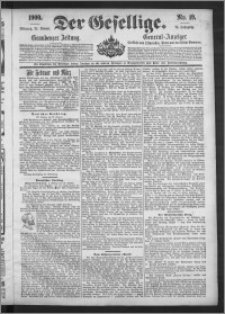 Der Gesellige : Graudenzer Zeitung 1900.01.24, Jg. 74, No. 19