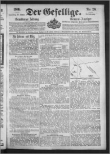 Der Gesellige : Graudenzer Zeitung 1900.01.25, Jg. 74, No. 20