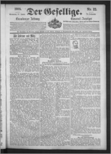 Der Gesellige : Graudenzer Zeitung 1900.01.27, Jg. 74, No. 22