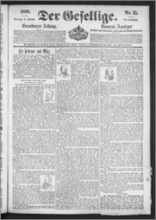Der Gesellige : Graudenzer Zeitung 1900.02.11, Jg. 74, No. 35