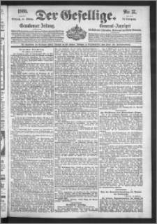 Der Gesellige : Graudenzer Zeitung 1900.02.14, Jg. 74, No. 37