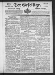 Der Gesellige : Graudenzer Zeitung 1900.02.15, Jg. 74, No. 38