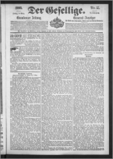 Der Gesellige : Graudenzer Zeitung 1900.03.09, Jg. 74, No. 57
