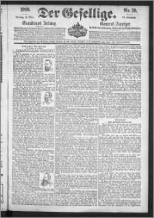 Der Gesellige : Graudenzer Zeitung 1900.03.11, Jg. 74, No. 59
