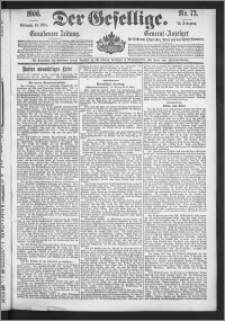 Der Gesellige : Graudenzer Zeitung 1900.03.28, Jg. 74, No. 73