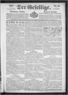 Der Gesellige : Graudenzer Zeitung 1900.04.26, Jg. 74, No. 96