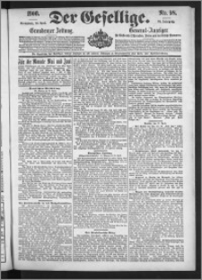 Der Gesellige : Graudenzer Zeitung 1900.04.28, Jg. 74, No. 98