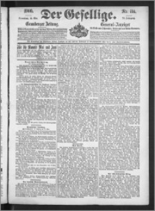 Der Gesellige : Graudenzer Zeitung 1900.05.12, Jg. 74, No. 110